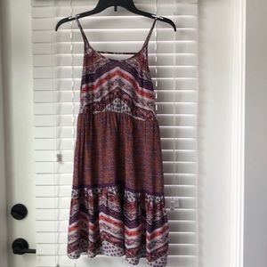 Multi pattern boho XS Mossimo dress